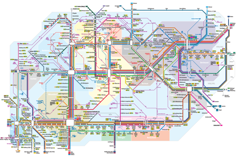 Der VRR-Netzplan