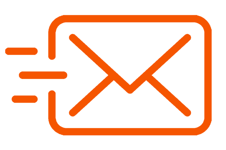 Orange e-mail icon