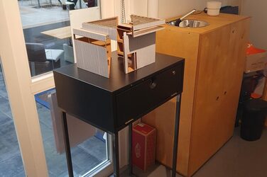 Modell von einem Tiny House