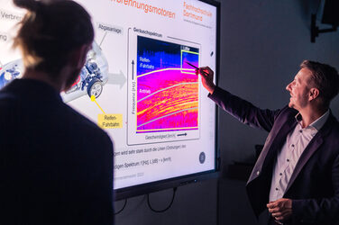 Interaktive Lehre im Akustiklabor.__Interactive teaching in the acoustics laboratory.<br><br>