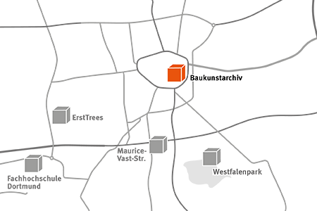 Graphics of the locations of the anniversary WürFHel and the 50 trees planted.