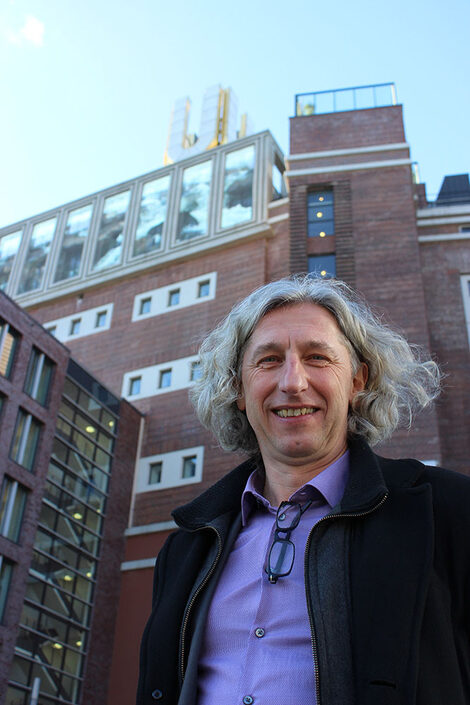 Harald Opel stands in front of the Dortmunder U