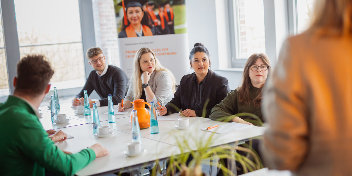 Promovierende im Austausch