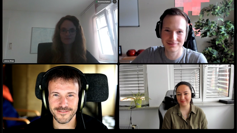 Screenshot des digitalen Interviews als Visual für die Darstellung des Interview-Textes auf der Website