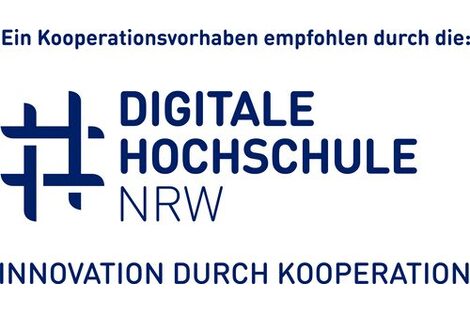 Logo: DH.NRW cooperation project