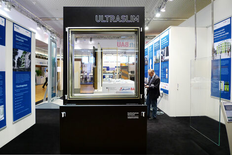 Ultraslim exhibition stand, BAU 2013 Munich trade fair