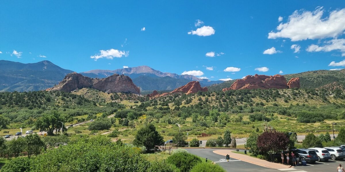 Eindrücke aus Colorado, zu sehen ist ein weiter Blick in die Berge