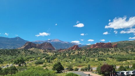 Impressions from Colorado, you can see a wide view of the mountains