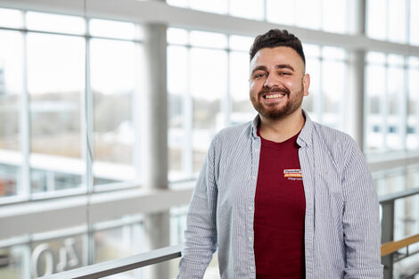 Portrait of the scholarship holder Mohamed Al Hussein