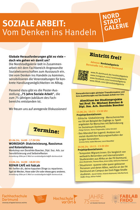 Event poster with the information in the text