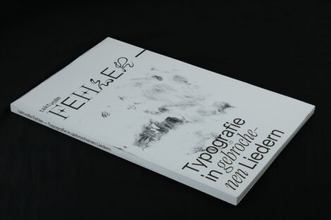 Cover des Buchs mit der Aufschrift: Taktvolle Fehler. Typografie in gebrochenen Liedern