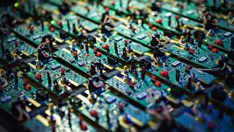 Close-up of a circuit board