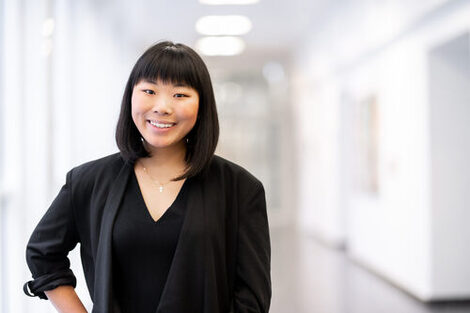 Portrait of Yelena Dyan, a scholarship holder of the Deutschlandstipendium.